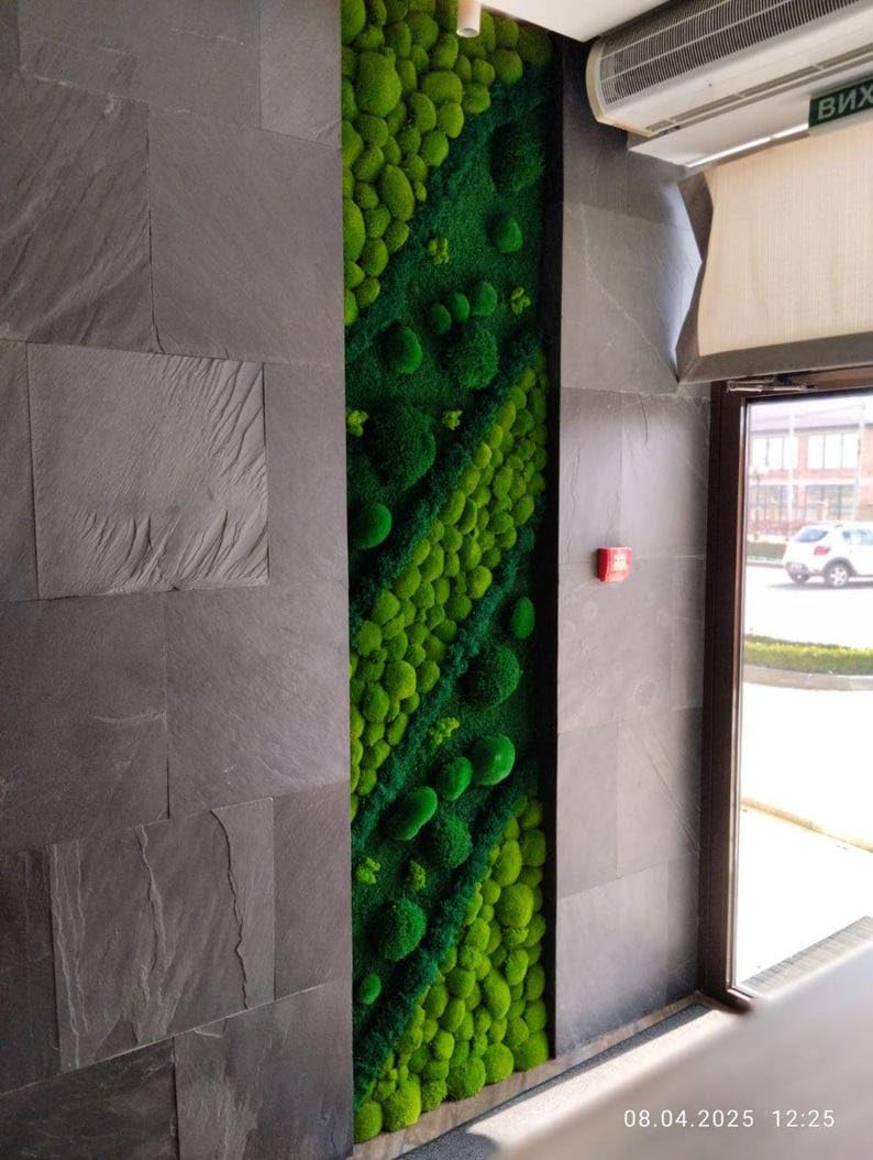 Architektonescht Moos-Wandpanel